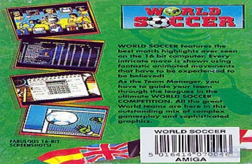 World Soccer box cover back